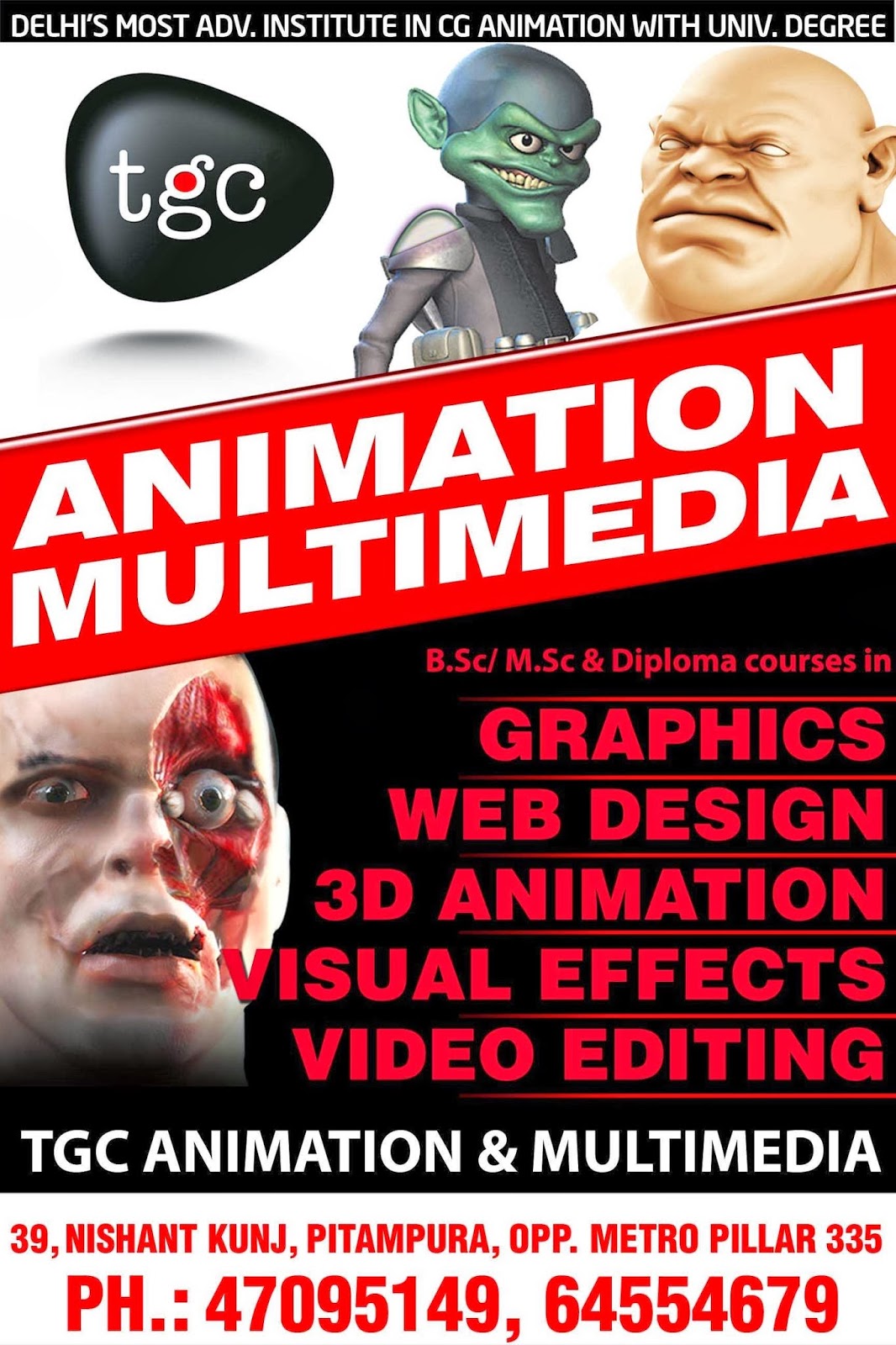 Tgc Animation and Multimedai - Rohini, Delhi - Reviews, Fee Structure,  Admission Form, Address, Contact, Rating - Directory